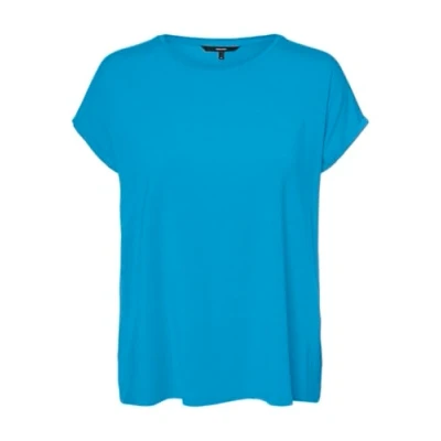 Abbildung von VERO MODA Curve Damen VMAYA Plain SS TOP GA T Shirt, Dubarry, S
