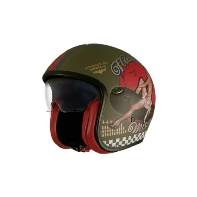 Abbildung von Premier Offener Helm Vintage,PIN UP Military BM,L