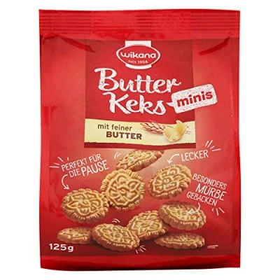 Abbildung von Wikana Butterkeks Minis 125 g Butterplätzchen Kekse