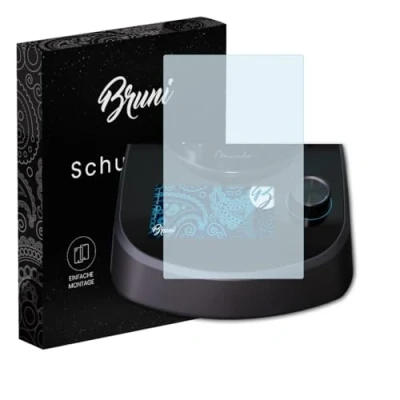 Abbildung von Bruni Schutzfolie kompatibel mit Cecotec Mambo Touch Folie, glasklare Displayschutzfolie (2X)