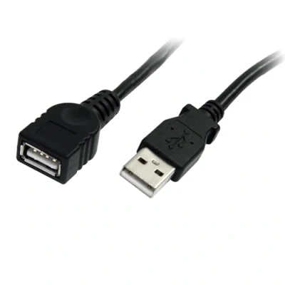 Abbildung von StarTech.com 1,8m USB 2.0 A Verlängerungskabel, Stecker / Buchse, Verlängerung, Schwarz