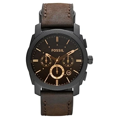 Abbildung von Fossil Chronograph, Herren, Größe: One Size, Dunkelbraun