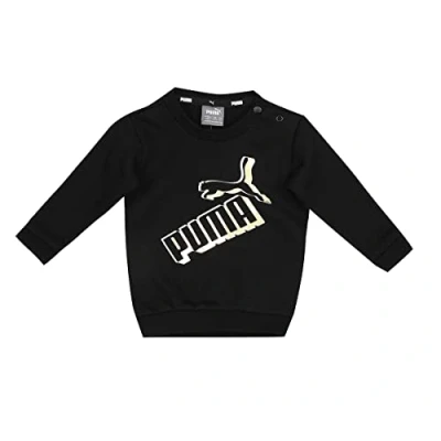 Abbildung von PUMA Unisex Kinder Minicats ESS+ Crew Jogger FL Jogginganzug, Schwarz, 86