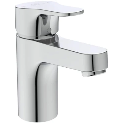 Abbildung von IDEAL STANDARD Cerabase Waschtischarmatur in Chrom EasyFix, Klick Technologie, FirmaFlow, SmartShine
