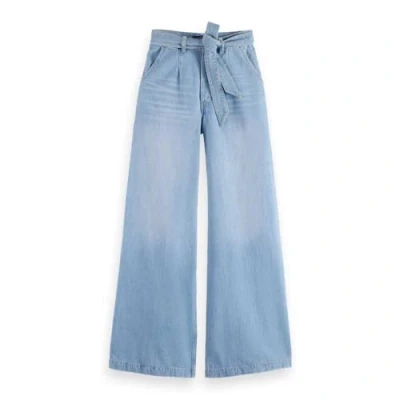 Abbildung von Scotch &amp; Soda THE WAVE Wide LEG Leg, Damen, Größe: 28x32, Luna blue light