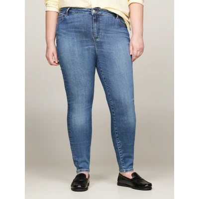 Abbildung von Tommy Hilfiger Curve Harlem Jeans Skinny Fit, Damen, Größe: 48, Beth