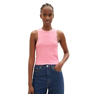 Abbildung von TOM Tailor Denim Top, Damen, Größe: S/M, Fresh pink