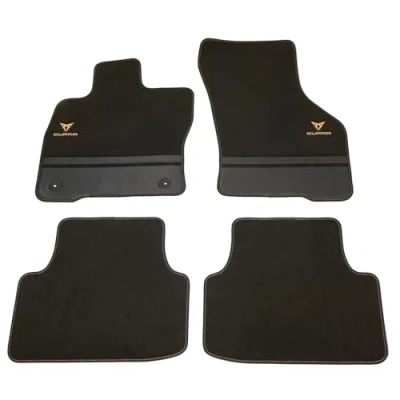 Abbildung von Seat 5FG863011MLOE Fußmatten Premium Velours Textilfußmatten 4X Stoffmatten, mit Cupra Schriftzug/Logo