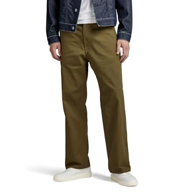 Abbildung von G Star Modson Straight Stoffhose, Herren, Größe: 32x32, Dark olive