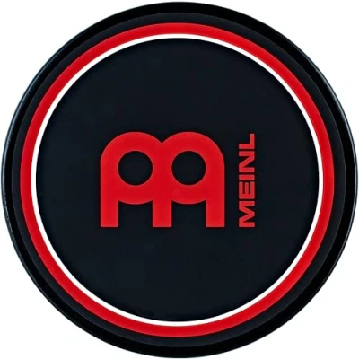 Abbildung von Meinl Cymbals Drum Practice Pad 6 Zoll (15,24cm) Schlagzeug Trommel Übungspad Medium Rebound, Natürliches Spielgefühl Zubehör, Schwarz (MPP 6)