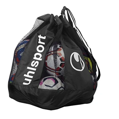 Abbildung von uhlsport Uni Mesh Gewebe Balltasche, Schwarz, 35 x 15 48 cm