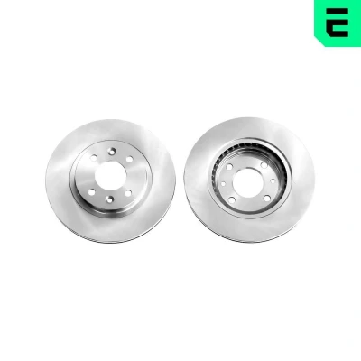 Abbildung von OPTIMAL BS 6400C Bremsscheibe Vorderachse 259 20,6 4/6 innenbelüftet beschichtet RENAULT: TWINGO 2, CLIO 1, DACIA: Sandero I