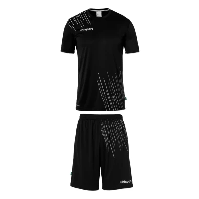Abbildung von uhlsport Herren Score 26 Fußball Trikot Set Bestehend Aus Trainings Shirt Und Hose, Schwarz/Weiß, XL EU