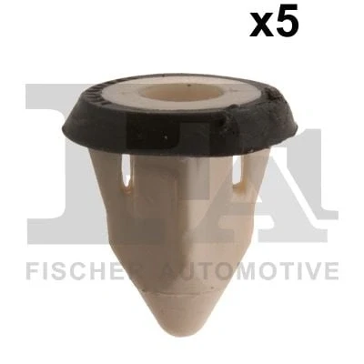 Abbildung von FA1 11 60007.5 Clip, Zier /Schutzleiste schwarz/weiß VOLKSWAGEN: Touran I, Passat B5 GP Variant, Golf 4 Schrägheck, AUDI: A6 C6 Avant, A3 Sportback