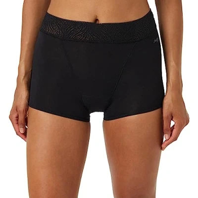 Abbildung von Sloggi Period Panty Short Heavy Menstruationsunterwäsche, Damen, Größe: Large, Black