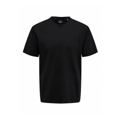 Abbildung von ONLY &amp; SONS Herren Rundhals T Shirt ONSMAX Life Regular Fit XS S M L XL XXL, Größe:M, Farbe:Black 22025208