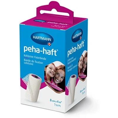 Abbildung von Peha Haft Fixierbinde Latexfrei 8 cm x 4m 1 St