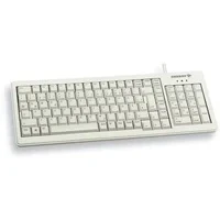 Abbildung von CHERRY G84 5200 Compact Keyboard, Deutsches Layout, QWERTZ Tastatur, kabelgebundene kompaktes Design, ML Mechanik, grau
