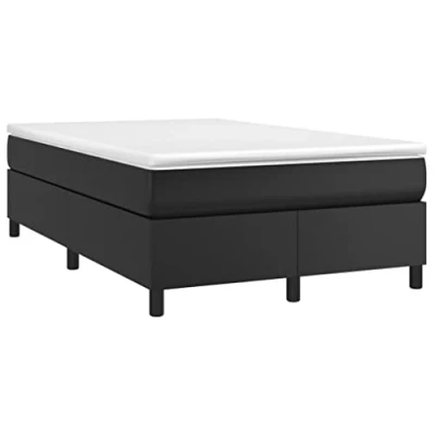 Abbildung von vidaXL Bett Bettgestell Schwarz 120x200 cm Kunstleder