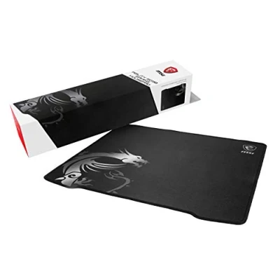 Abbildung von MSI AGILITY GD30 XL Gaming Mauspad, Oberfläche mit Seidentextur, weiche gesäumte Kanten, rutschfeste Unterlage 450 x 400 3 mm