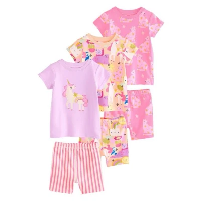 Abbildung von Next Regular FIT 3 PACK Set Nachtwäsche für Kinder, Größe: 86, Pink unicorn