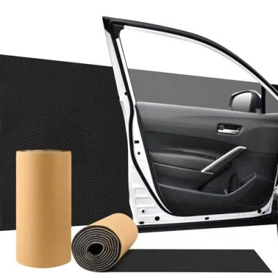 Abbildung von VFANDV Garagen Wandschutz, 2er Pack Je 2m x 20cm 4mm Selbstklebend Wandschutz Auto Wasserabweisend Anti kollision und reibung Türkantenschutz für Garagenwand