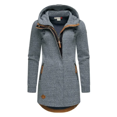 Abbildung von Ragwear Sweatjacke &quot;Letty Intl.&quot;, Sportliche Kapuzenjacke mit Kunstleder Elementen