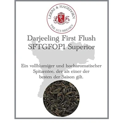 Abbildung von Lerbs &amp; Hagedorn, Darjeeling First Flush SFTGFOP1 Superior Vollblumig, Hocharomatisch 250g (ca. 20 Liter)