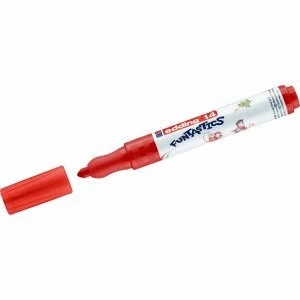 Abbildung von edding 10 x Fasermaler Filzstifte 14 Funtastics Rot ca. 3 mm