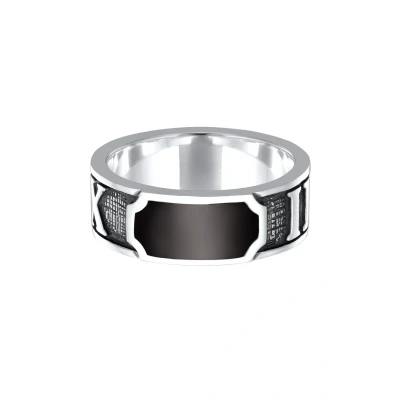 Abbildung von Kuzzoi Structured Roman Numerals Ring, Herren, Größe: 62, Silber