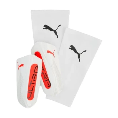 Abbildung von PUMA ULTRA Light Sleeve, Unisex Schienbeinschoner, White Glowing Red, XL 030989