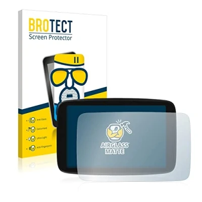 Abbildung von BROTECT Entspiegelungs Schutzglas für TomTom GO Camper Max Schutz Folie Panzerfolie Glas Matt [Extrem Kratzfest 9H, Anti Reflex, Fingerprint]