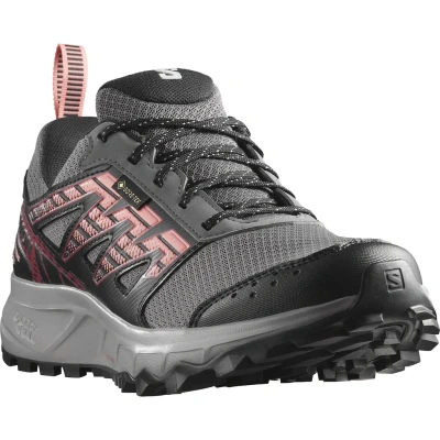 Abbildung von Salomon Wander GTX Hikingschuh, Damen, Größe: 42, Plum kitten/black/peach amber Schuhe