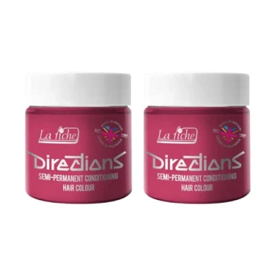 Abbildung von La Riche Directions Semipermanente Haarfarbe 100 ml Dose 2er Pack (Flamingo Pink)