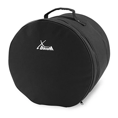 Abbildung von XDrum Classic Drumbag, Schlagzeugtasche für Tom Größe 10&quot;x9&quot; (Durchmesser: 10&quot;, Tiefe: 9&quot;, wasserabweisend, Innenpolsterung, stabiler Tragegriff) Schwarz