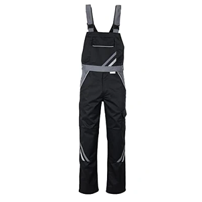 Abbildung von Planam Highline Herren Latzhose schwarz Schiefer Zink Modell 2712 Größe 46