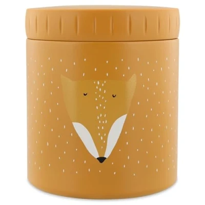 Abbildung von Trixie Isolierte Lunchbox aus Edelstahl, 500 ml Lebensmittelbehälter für Mittagessen/Snacks (Mr. Fox (Fuchs))