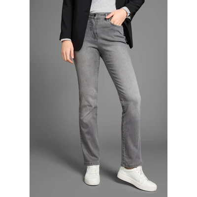 Abbildung von Arizona Gerade Jeans &quot;Annett&quot;, bequeme Passform, 5 Pocket Style, hohe Taille