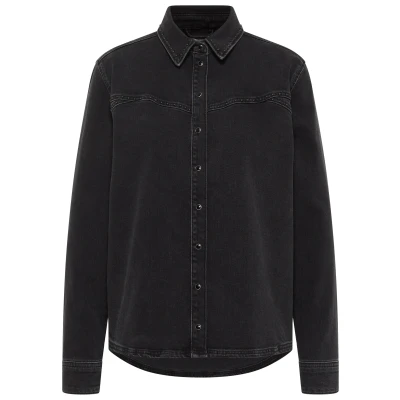 Abbildung von Mustang Hemdbluse, Damen, Größe: 40, Schwarz