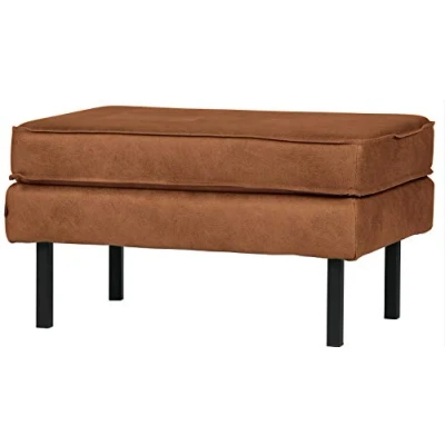 Abbildung von BePureHome Polsterstuhl Hocker Leder Rodeo Beine Cognac