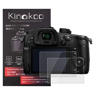 Abbildung von kinokoo Gehärtetes Glas für Panasonic GH5/GHS Kristallklarer Film GH5 GHS Displayschutzfolie Blasenfrei/Kratzfest(2er Pack)