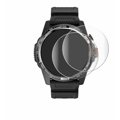 Abbildung von BROTECT 2 Stück Full Cover Schutzfolie für Mobvoi Ticwatch Atlas Screen Displayschutz Folie [3D Curved, Anti Fingerprint, Kristall Klar]