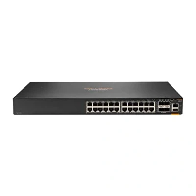 Abbildung von Hewlett Packard Enterprise Aruba 6200F 24G 4SFP+ Managed L3 Gigabit Ethernet (10/100/1000) 1U, Schwarz