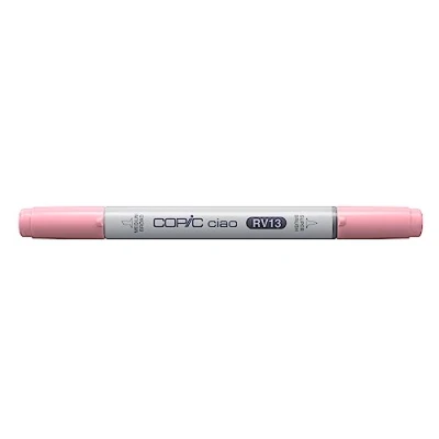Abbildung von COPIC Ciao Marker Typ RV 13, Tender Pink, vielseitiger Layoutmarker, mit einer mittelbreiten und Brush Spitze