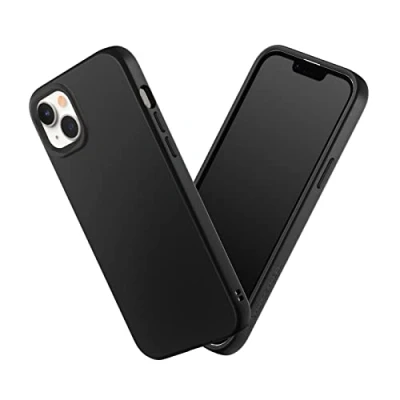 Abbildung von RhinoShield Case kompatibel mit [iPhone 14 Plus] SolidSuit Stoßdämpfende &amp; schlanke Schutzhülle Premium Finish 3.5 Meter Fallschutz Klassik Schwarz