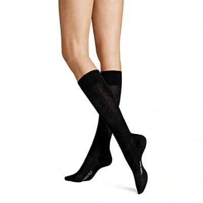 Abbildung von Hudson Damen Kniestrümpfe Relax Fine druckfreier Bund Black 0005 39 42