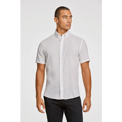 Abbildung von Lindbergh S/S Hemd, Herren, Größe: XXL, White
