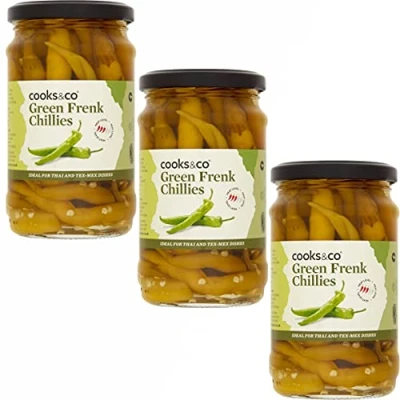 Abbildung von Cooks &amp; Co. Green Frenk Chillies 300 g 3 Stück