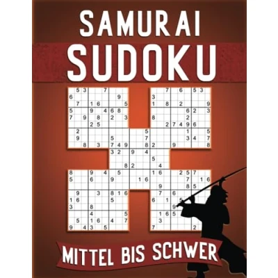 Abbildung von 250 Sudoku Erwachsene Samurai Mittel Bis Schwer: Sudokus für Senioren mit Lösungen, Geschenkidee Erwachsene, und Großeltern Senioren.