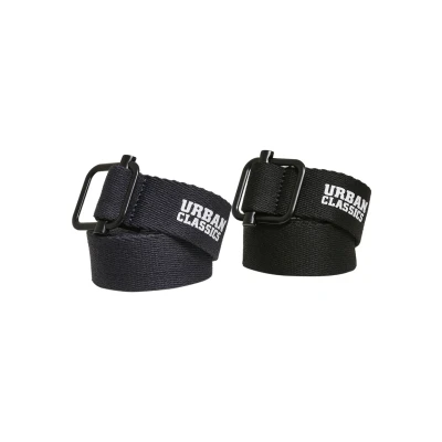 Abbildung von Urban Classics 2 PACK Gürtel, Herren, Größe: S/M, Black/navy